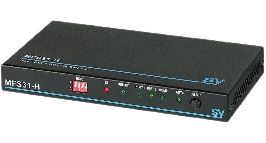 3x1 HDBT/HMDI Multi-Format Switch 4K - SY-MFS31-H
