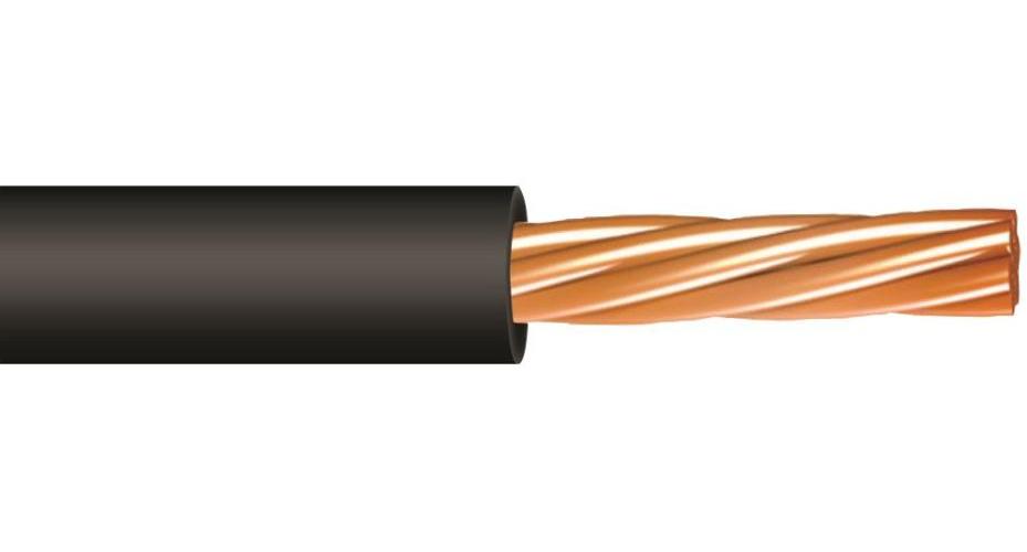 6491B Single Core Conduit Cable, Black, 1.50mm, 100m - PELB0539