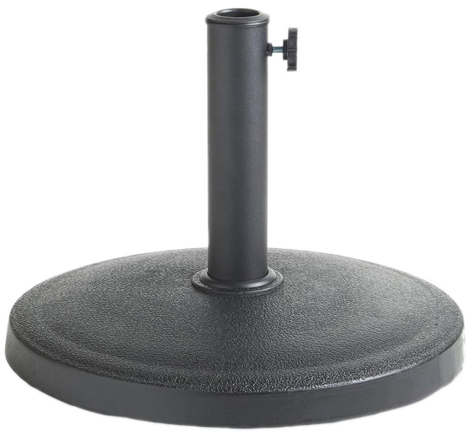 Black Poly Resin Parasol Base - 2500157