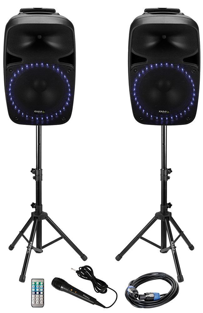 2x250W 15" Active PA Set - PKG15A-SET