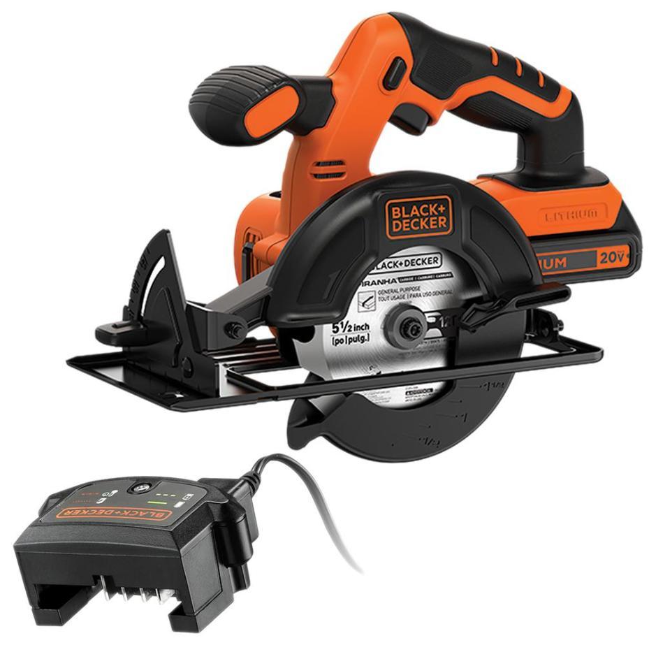 140mm 18V 1.5Ah Li-Ion Cordless Circular Saw Kit - BDCCS18C1-GB