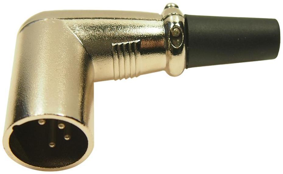 4 Pin Right Angle XLR Plug - FC60964N