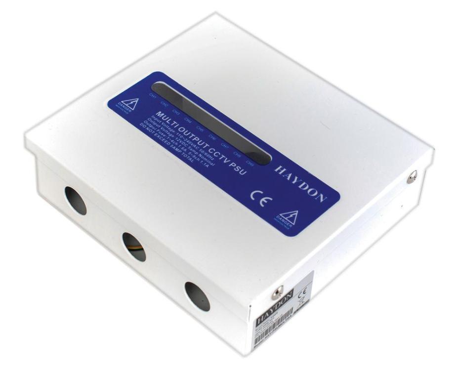 12V, 5A 9 Output CCTV Power Supply Unit - HAY-PSUMULTI-5A