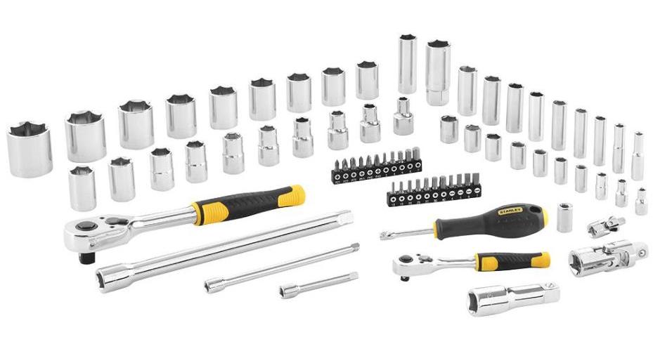 1/4" & 1/2" 72 Tooth Ratchets & Socket Set, 72 Piece - STMT82831-1