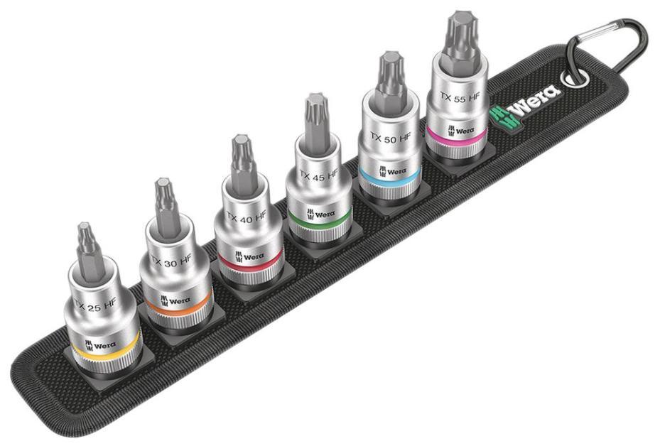 1/2" Zyklop Holding Function Torx Bit Socket Set, 6 Piece - 05003997001