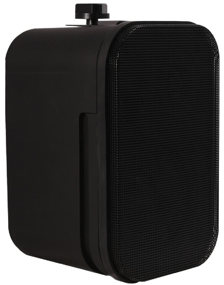 15W 3" Wall Speaker 8R/100V with Bracket, Black - 02-0050-B11