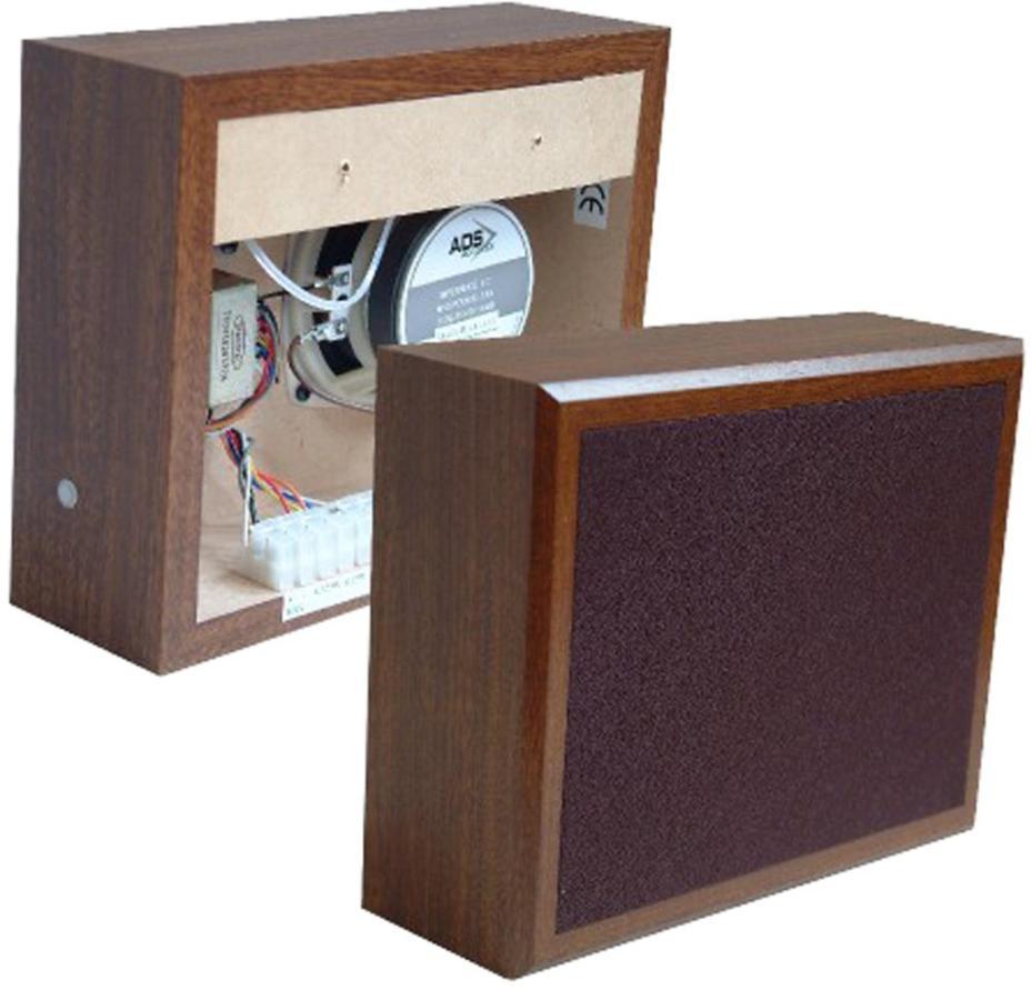 4W 6" Wall Cabinet Speaker 100V, Teak - 02-0270-B07
