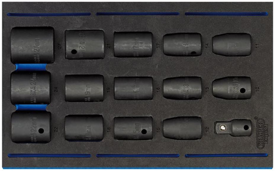 1/2" Impact Socket Set, 15 Piece - 63415