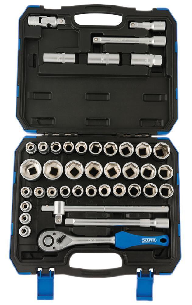 1/2" Square Drive Metric / Imperial Socket Set, 41 Piece - 82136
