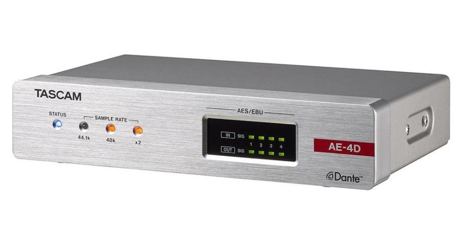 4x4 AES/EBU-Dante Converter PoE - AE-4D