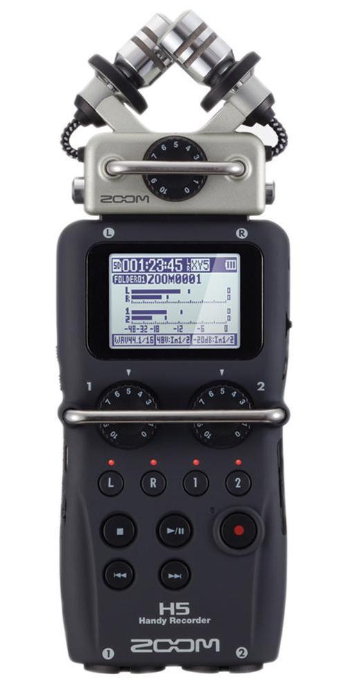 4 Channel Professional Portable Recorder with XY Mic Capsule - H5 - UK VERSION