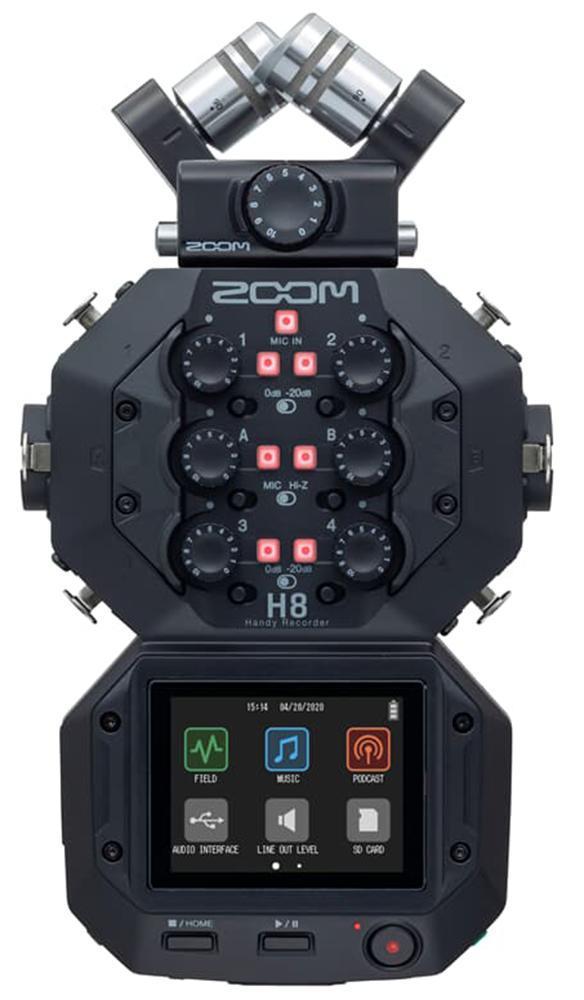 12 Channel Professional Handy Recorder with XY Mic Capsule - H8