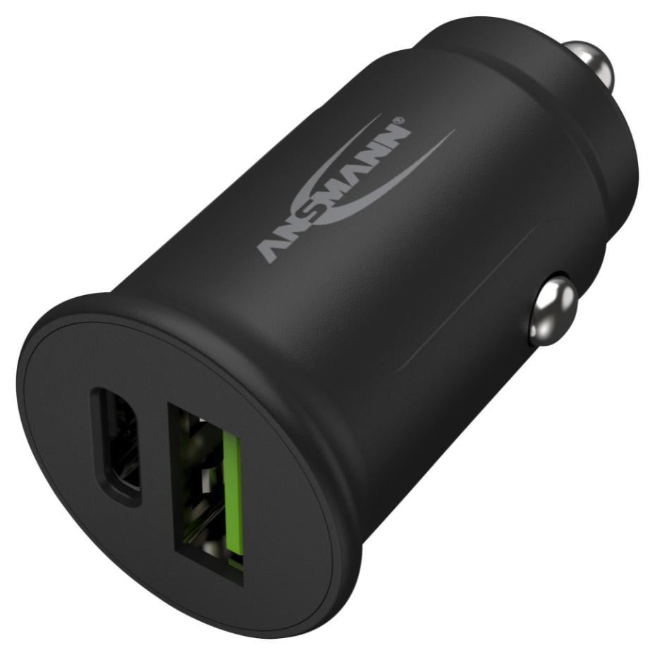 5V, 3A CC230PD Dual USB In-car Charger with Power Delivery - 1000-0029