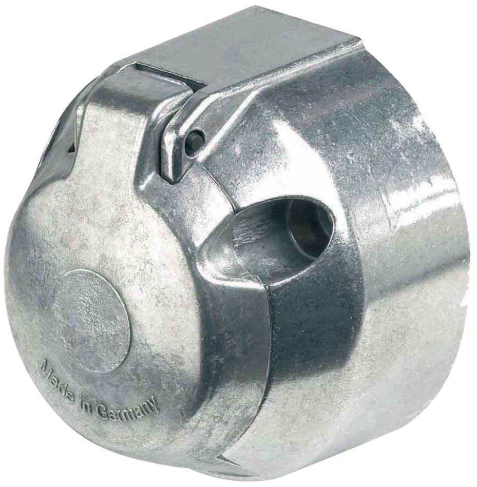 12N 7-Pin Towing Socket, Metal, with Fog Cut-Out - A0005.