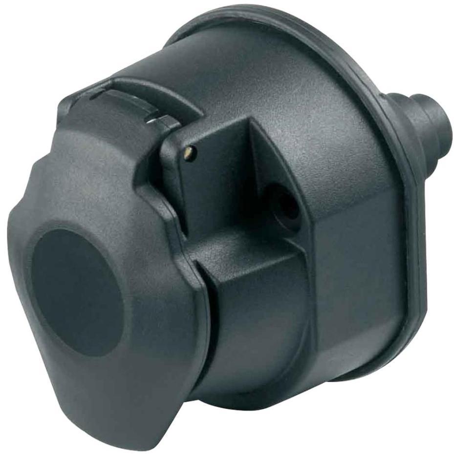 13-Pin Towing Socket with Seal, Plastic - A0032
