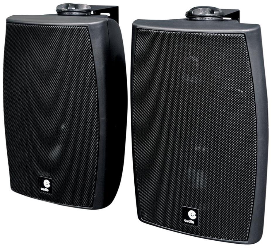 60W Active Speakers 8R with BT/AUX & Bracket, Black (pair) - P602YBA