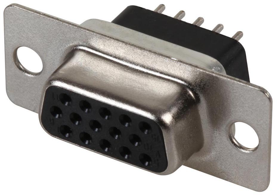 15 Pin HD D Sub Socket, PCB - PS11581