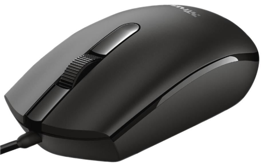 TM-101 Compact USB Optical Mouse, Black - 24274