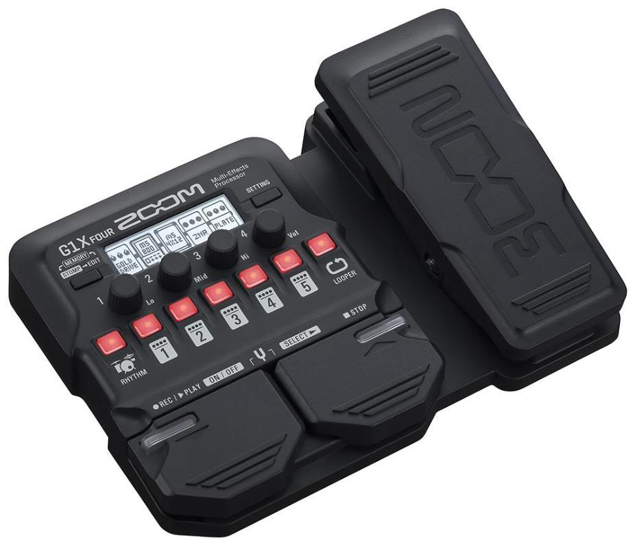 Guitar/Instrument Multi-Effect Processor with Expression Pedal & Looper - G1X FOUR