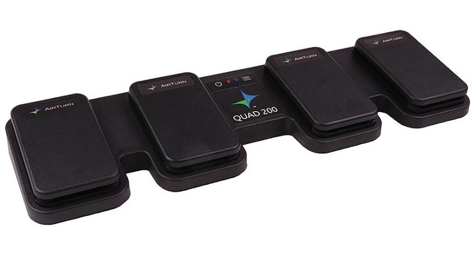 4 Pedals Wireless Footswitch Controller - QUAD200