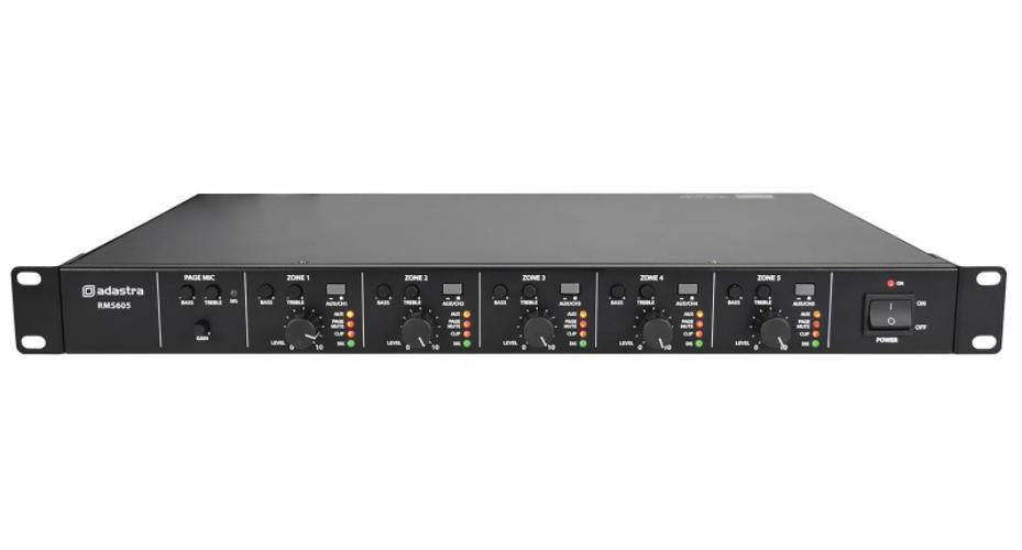 5x60W Class D Amplifier 100V/4R-16R, 953.152UK - RMS605