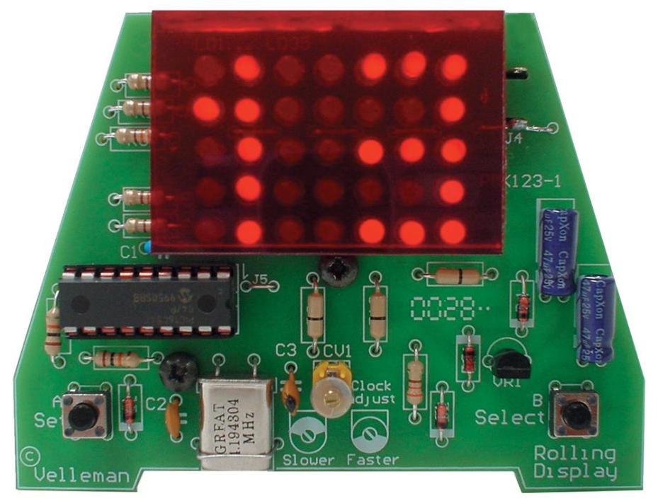 LED Rolling Clock Kit - WST123