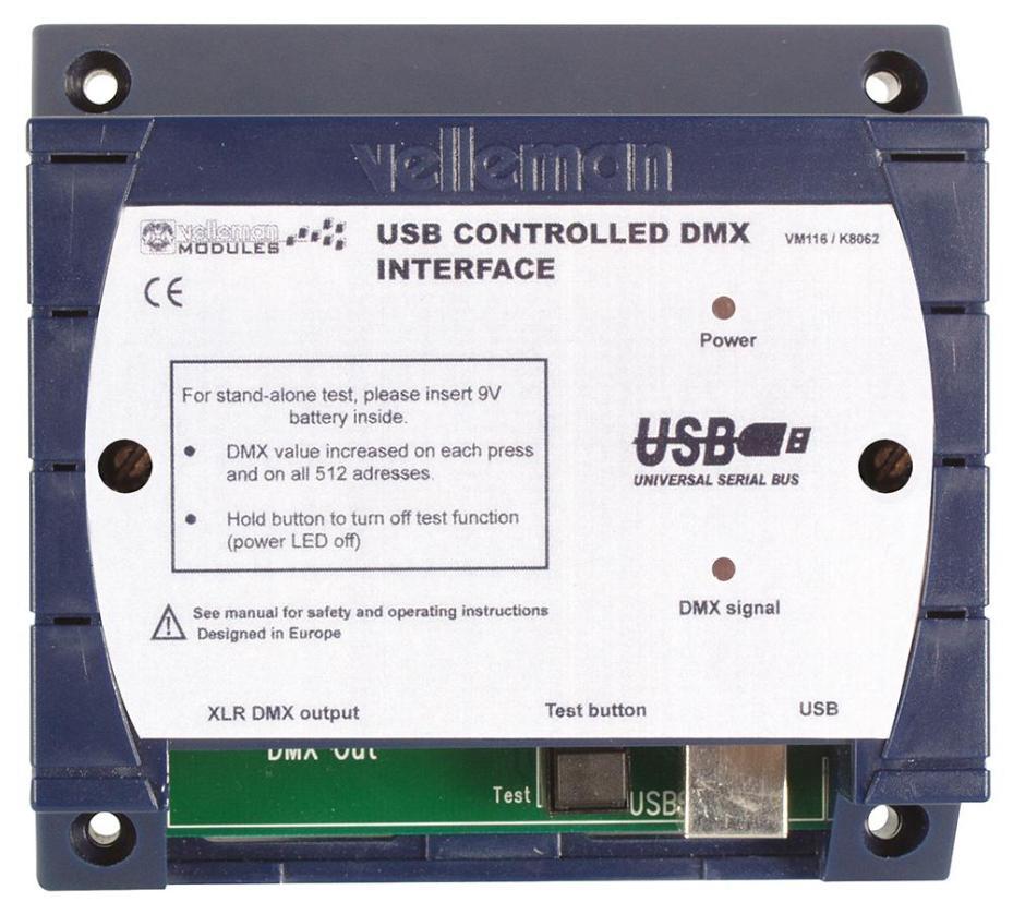 USB Controlled DMX Interface - WML116