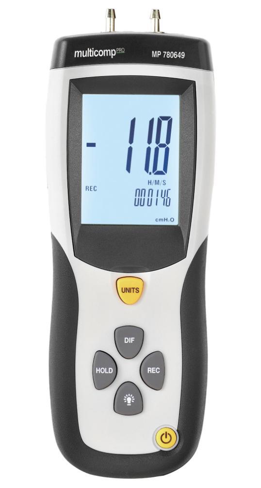 Handheld Pressure Manometer, 0-5psi - MP780649
