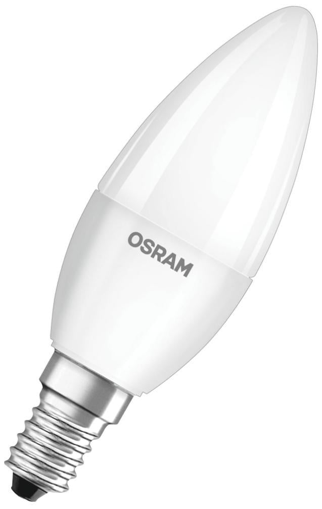4.9W LED Frsoted Candle Bulb, E14, 2700K, 470lm - 4058075593237