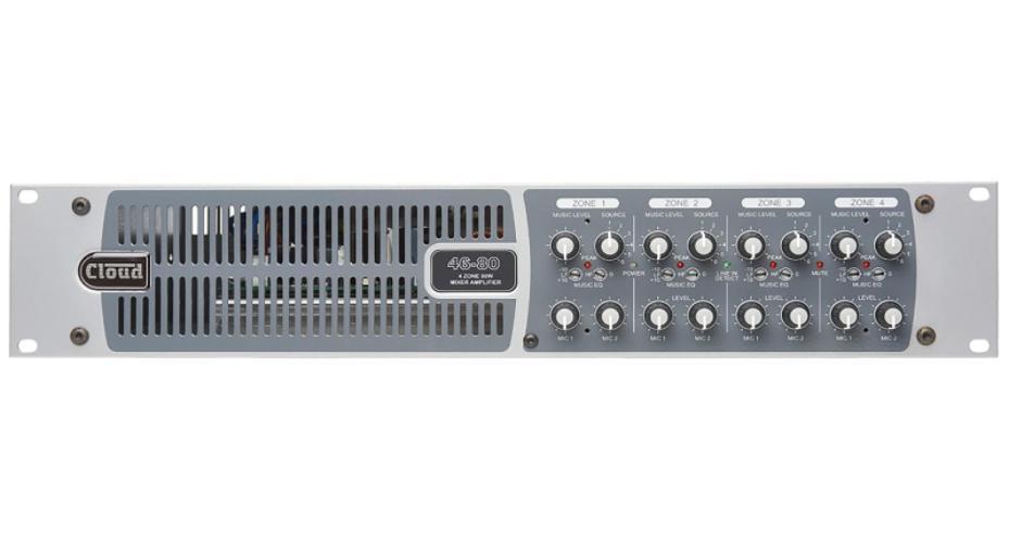 4x80W Zoning Mixer Amplifier 4R, 2U - 46-80
