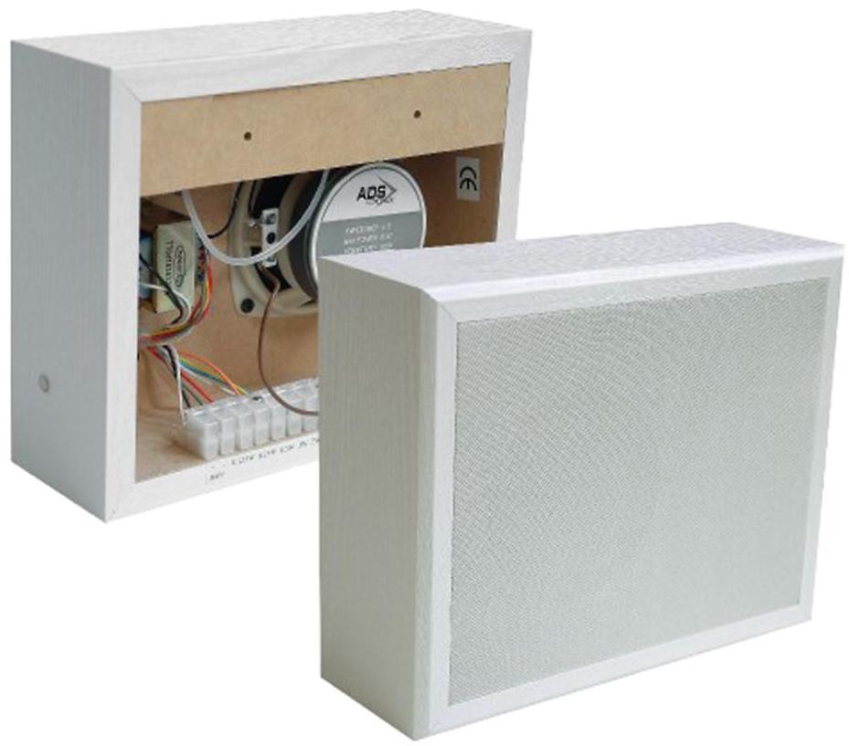 4W 6" Wall Cabinet Speaker 100V, White - 02-0272-B07