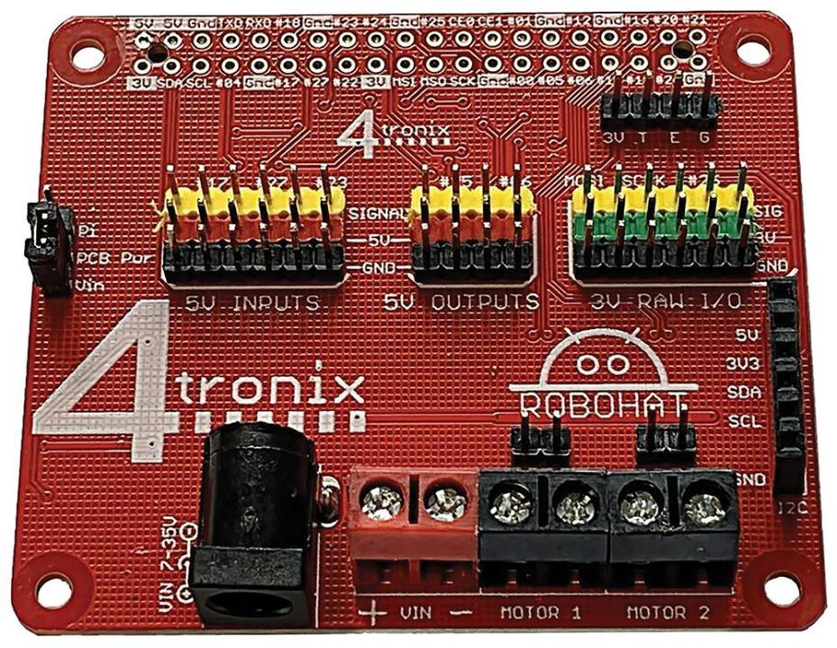 RoboHAT2 Robot Controller for Raspberry Pi - ROBOHAT2