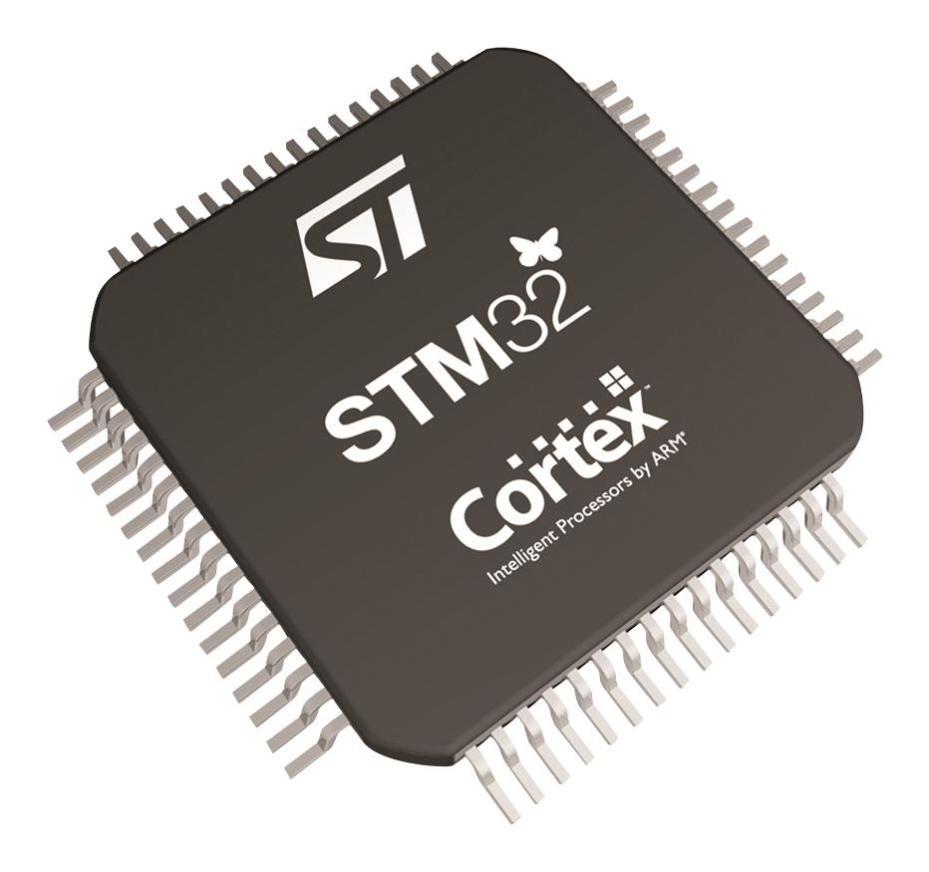 168MHz 32bit ARM Cortex-M4 Microcontroller in LQFP-64 Package - STM32F405RGT6