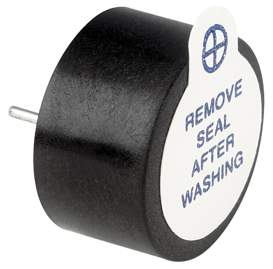 12V DC Continuous Piezo Indicator Buzzer, 80dB - ABI-001-RC