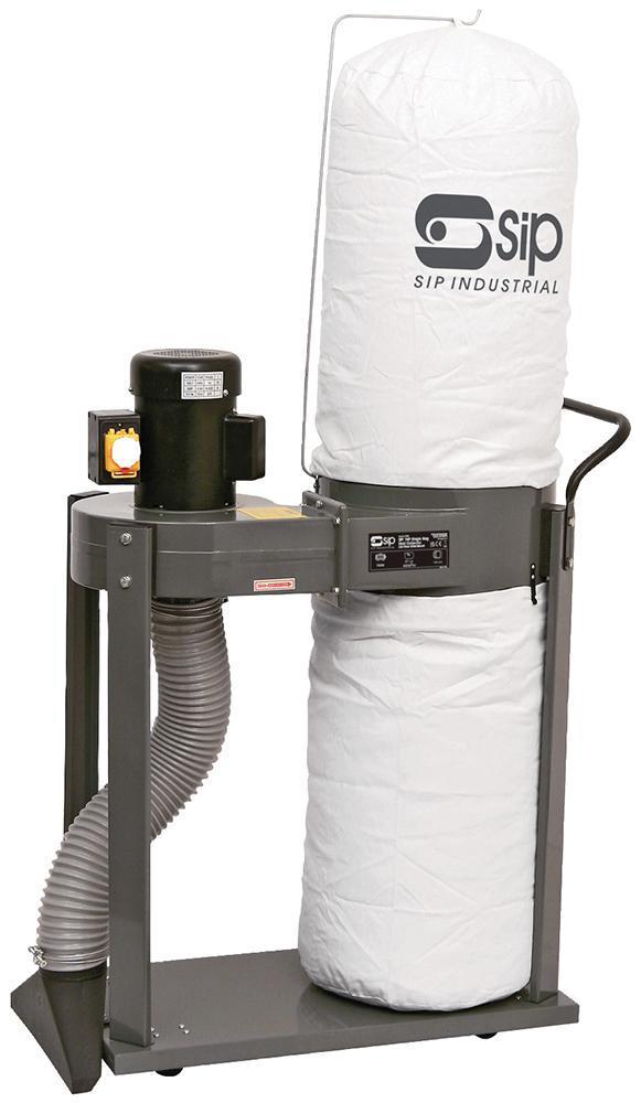 57L 750W 1hp Single Bag Dust Collector 230V - 1969