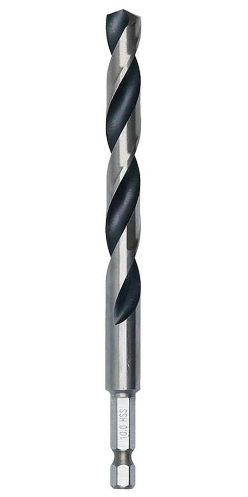 10mm x 133mm HSS Twist PointTeQ Drill Bit with Hex Shank - 2608577537