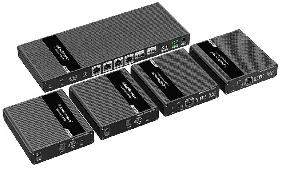 4 Way 4K UHD 60Hz HDMI over Cat6 Splitter, 70m - HDMI0104SCATV3