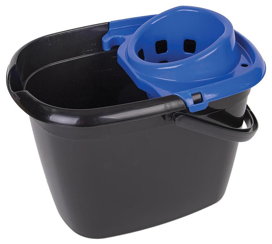 14L Plastic Mop Bucket, Blue - 104888 BLUE
