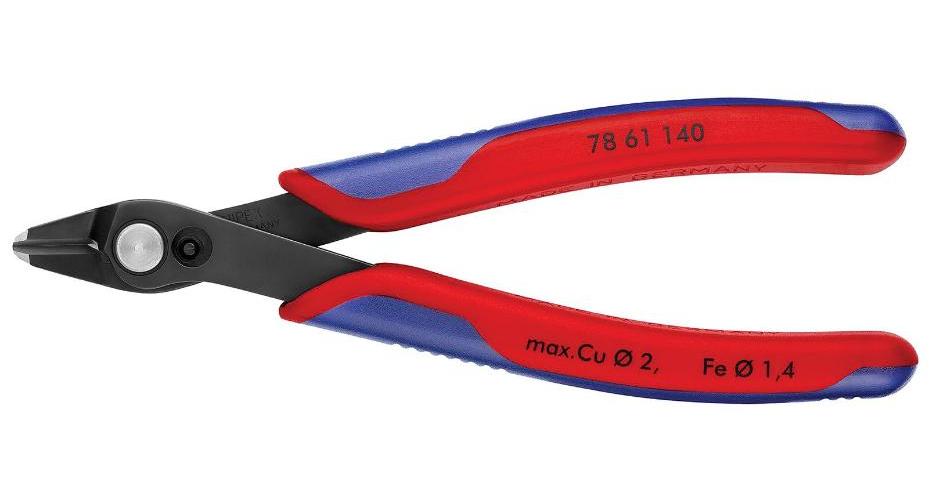 5.5" (140mm) Burnished Steel Precision Electronic Super Knips® Cutters XL - 78 61 140