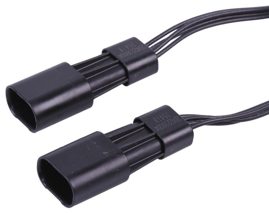 4 Pin Squba Plug to 4 Pin Squba Plug Lead, 300mm - 45146-0403