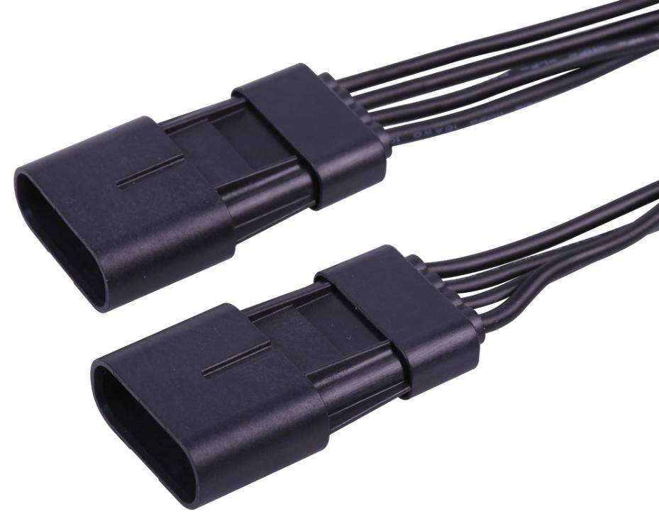 4 Pin Squba Plug to 4 Pin Squba Plug Lead, 150mm - 216622-1041