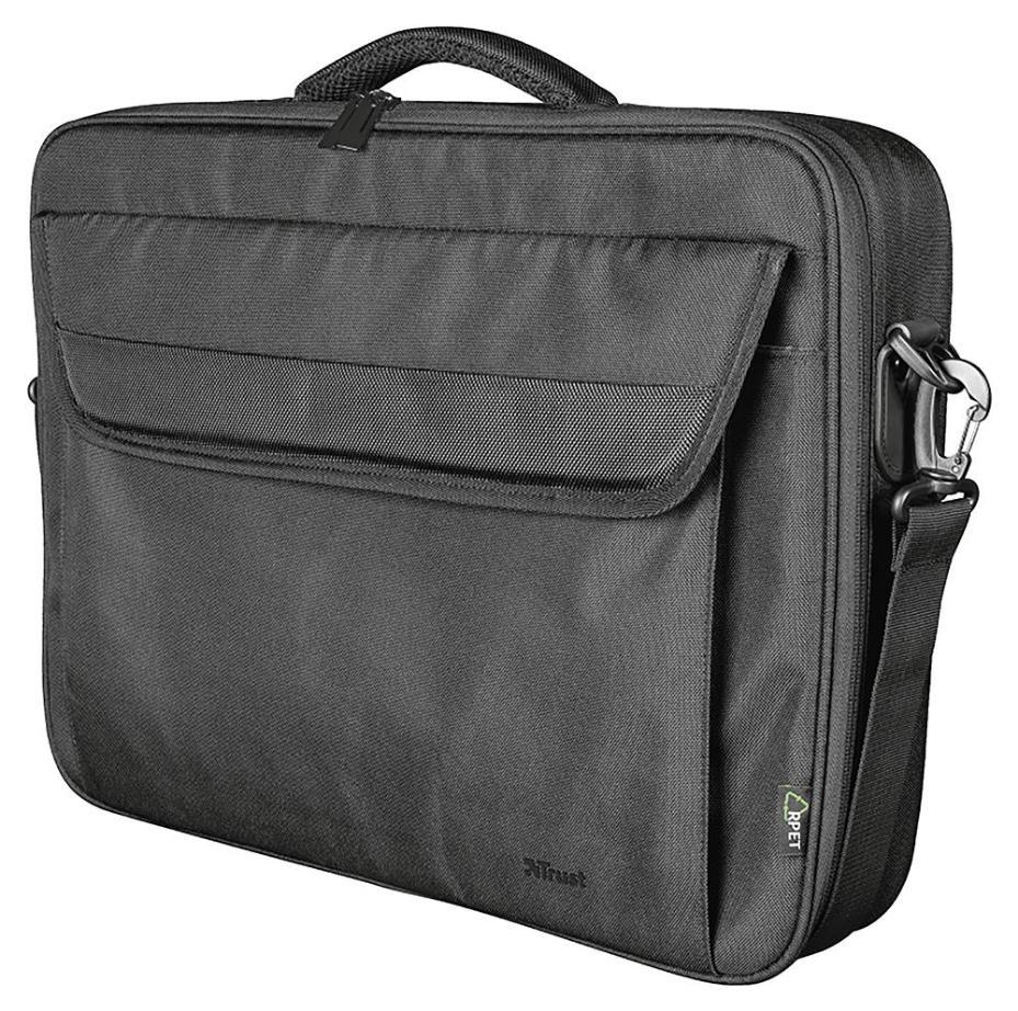 15.6" Atlanta Recycled Laptop Bag, Black - 24189