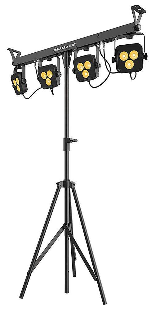 4x LED Fixtures 3x3W RGB Bar with Stand - 4 BAR LT BT