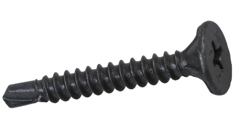 4.2mm x 32mm Countersunk Head Phillips Twin Cut Self Drilling Cement Board Screws, 200 Pack - 217283