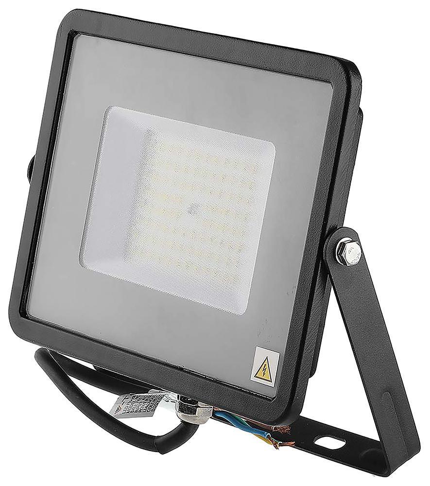 50W SMD Floodlight, 6500K, 5750lm, IP65, Black - VT-56 21761