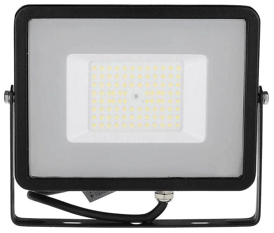 50W SMD Floodlight, 4000K, 5750lm, IP65, Black - VT-56 21760