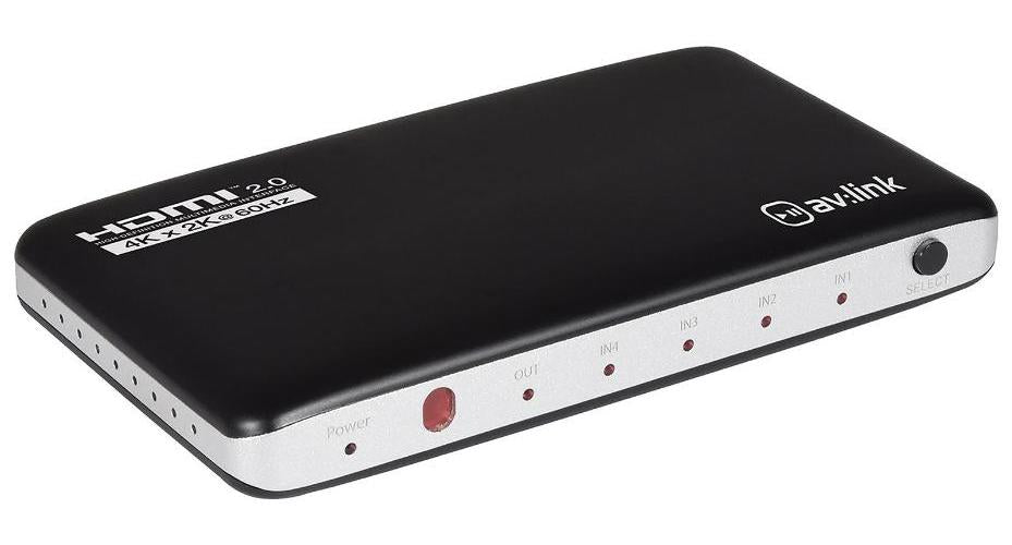 4 Way 4K UHD 60Hz HDMI 2.0 Switch with Remote - HDM41V2.0