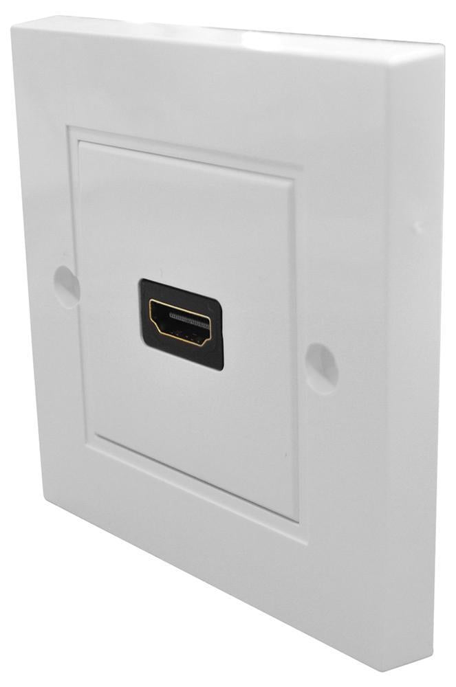 1 Gang HDMI 2.0 Multimedia Wallplate - F267SA