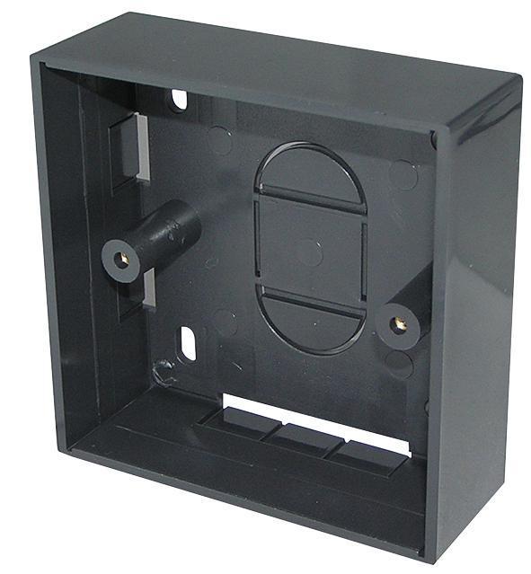 1 Gang 32mm Surface Back Box, Black 10 Pack - 3L32BK#10