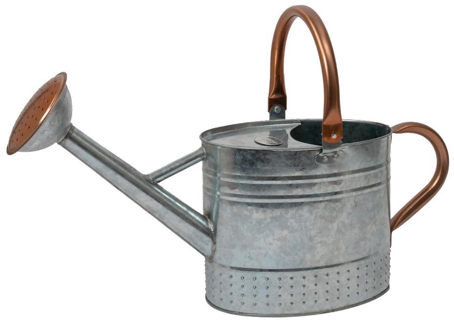 4.5L Kew Gardens Collection Watering Can, Galvanised - 45LWCGALVKEW